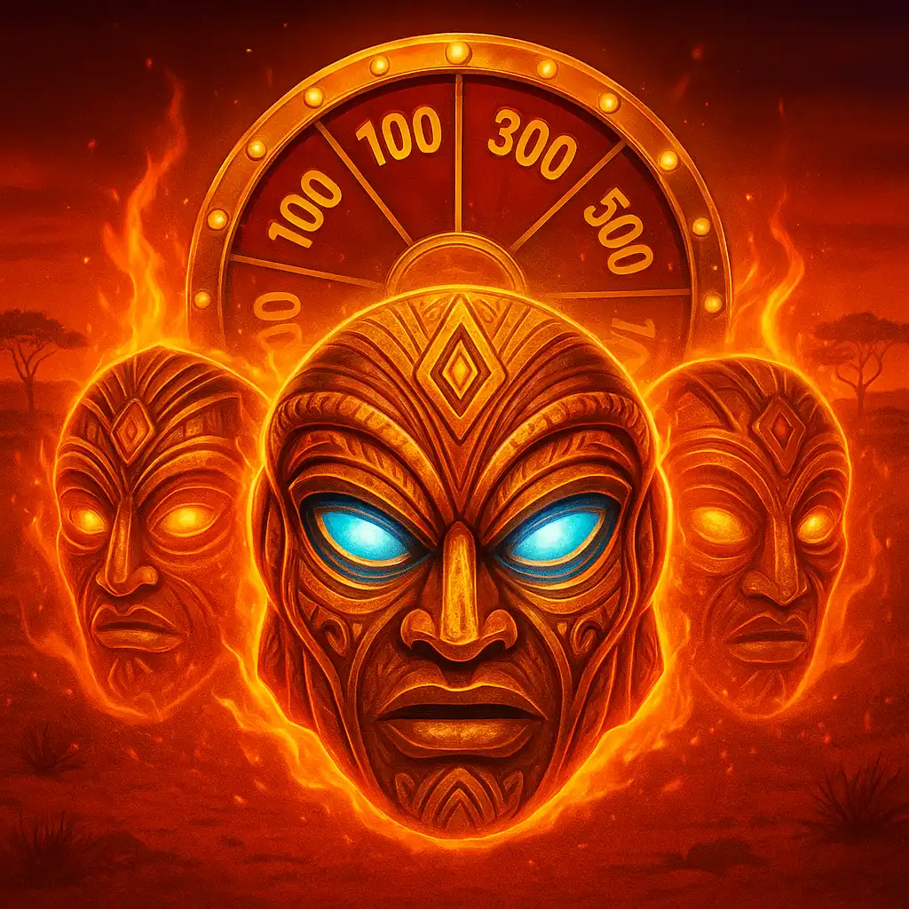 9 Masks Of Fire slot game screenshot