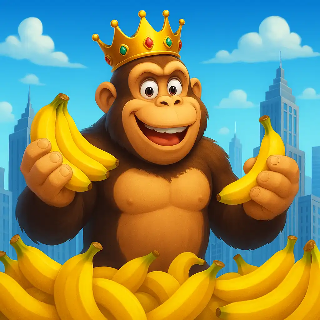 King Kong Cash Even Bigger Bananas 4 slot game screenshot